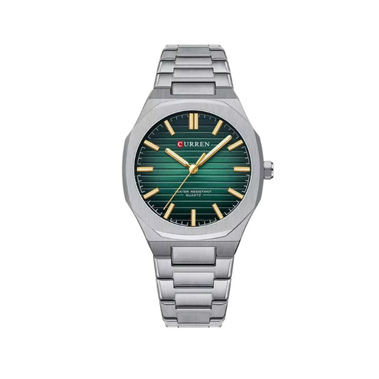 Reloj Curren 980 Plata/Verde