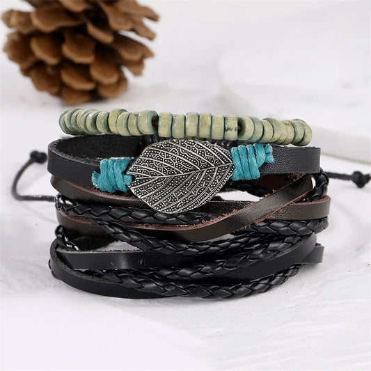 Pulsera Hoja Ref: 7029-1