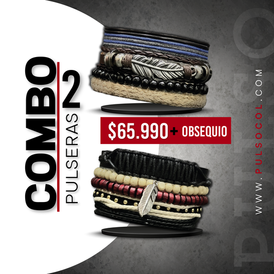 COMBO 1530: 2 PULSERAS X $65.990