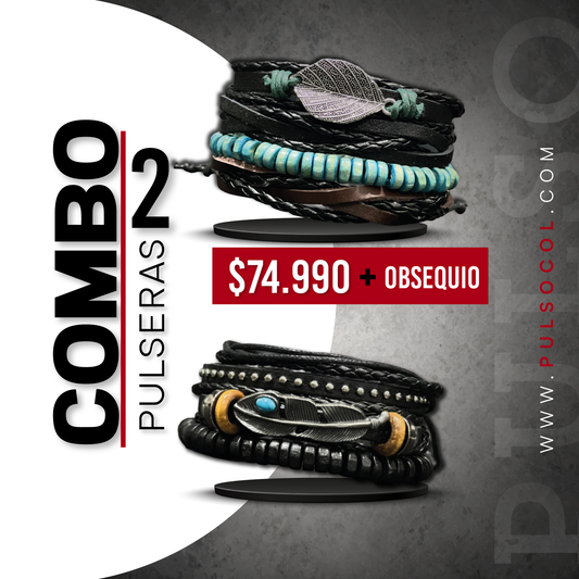 COMBO 1534: 2 PULSERAS X $74.990