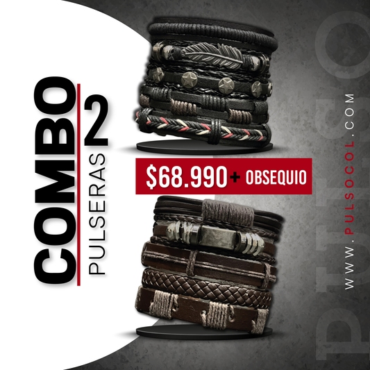 COMBO 1538: 2 PULSERAS X $68.990
