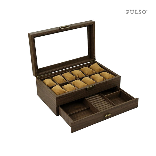 Estuche de Lujo Pulso Café X12 Ref. 1903