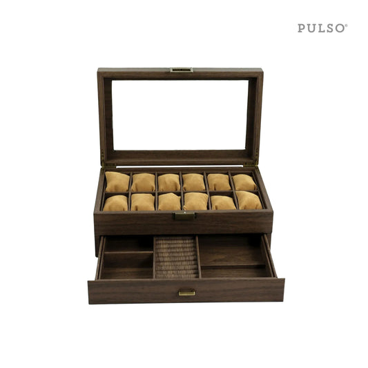 Estuche de Lujo Pulso Café X12 Ref. 1903