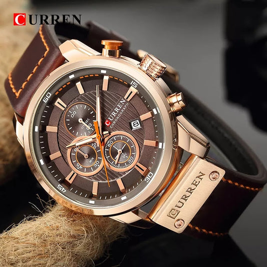Reloj CURREN REF. 514 Vino/Dorado