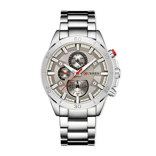 Reloj Curren REF: 242 Plata/Beige