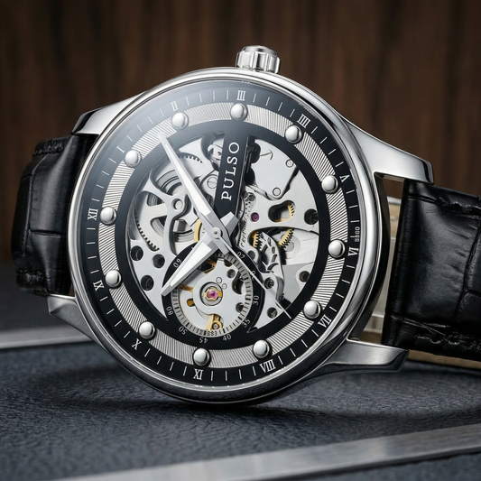 Reloj PULSO Ref. 2908 Negro/Plateado