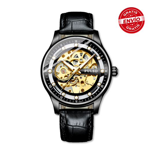 Reloj PULSO Ref. 2908 Negro/Dorado