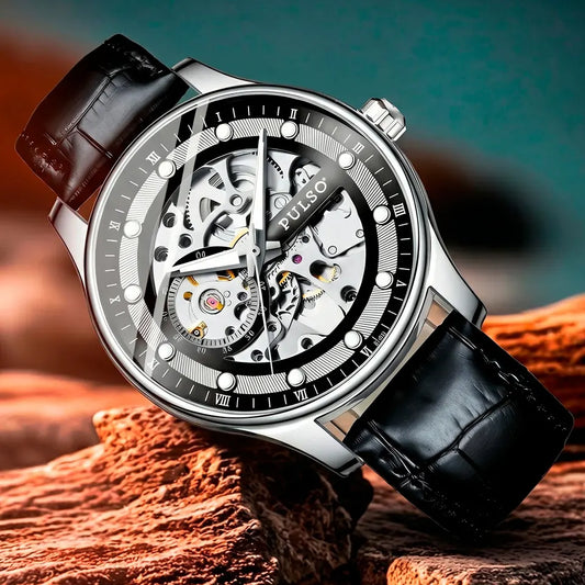 Reloj PULSO Ref. 2908 Negro/Plateado