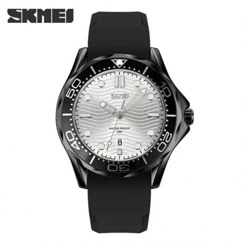 SKMEI NEGRO FONDO PLATA 9276