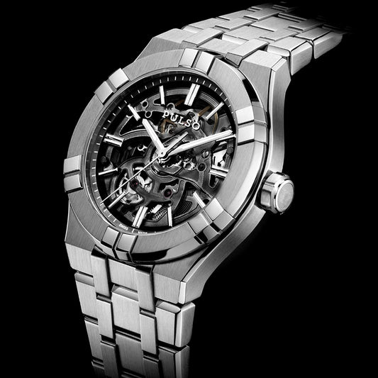 Reloj PULSO Ref. 2916 Plata/Negro