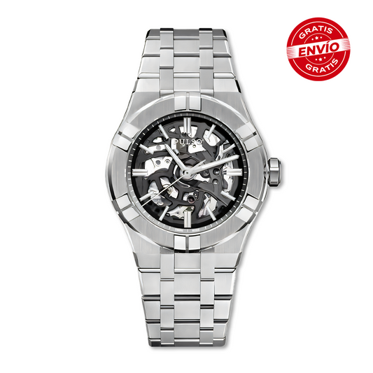 Reloj PULSO Ref. 2916 Plata/Negro