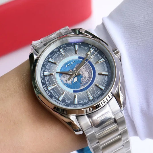 Reloj PULSO Ref. 2917 Plata/Azul
