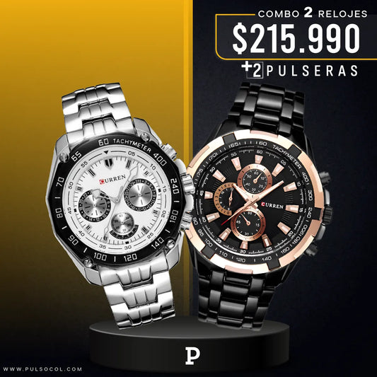 COMBO 339: 2 RELOJES X $215.990