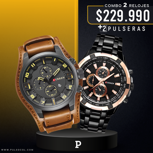 COMBO 342: 2 RELOJES X $229.990
