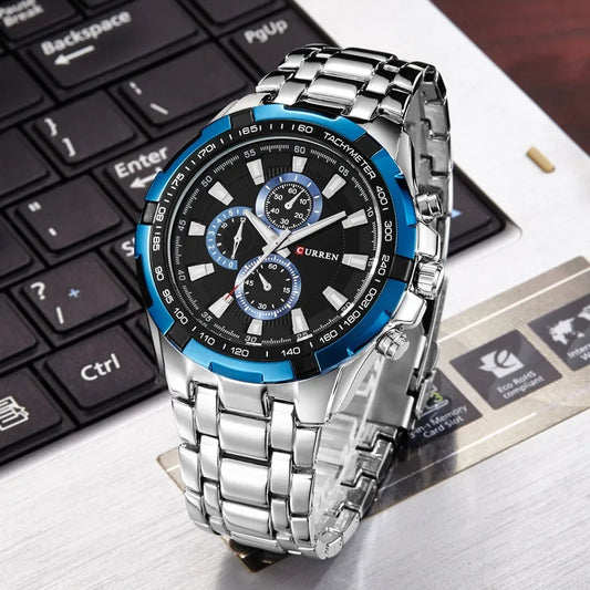 Reloj CURREN REF. 472 Plata/Azul