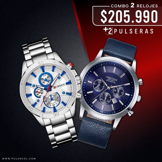 COMBO 380: 2 RELOJES X $205.990