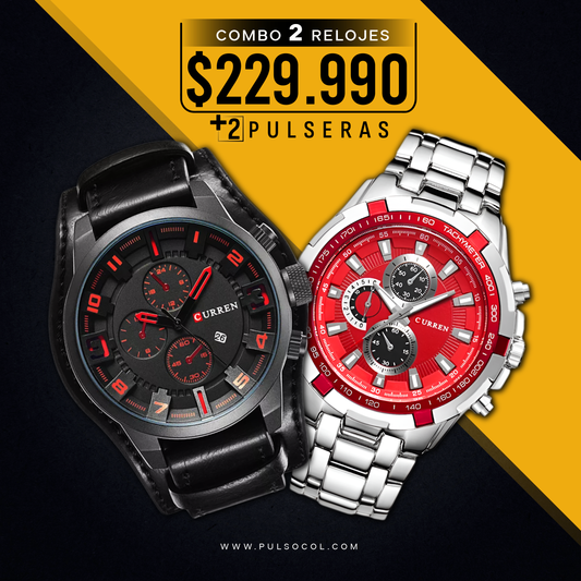 COMBO 384: 2 RELOJES X $229.990