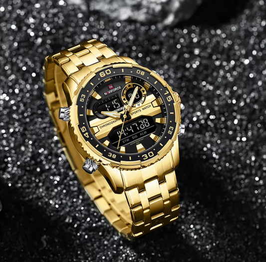 Reloj Naviforce 900 Dorado/Negro