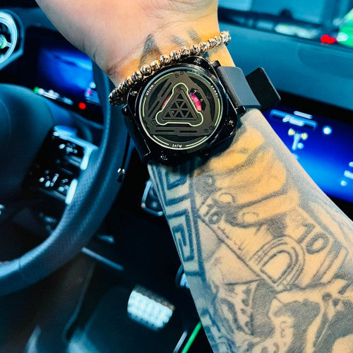 RELOJ SKMEI 2107 VERDE HORA ROSA