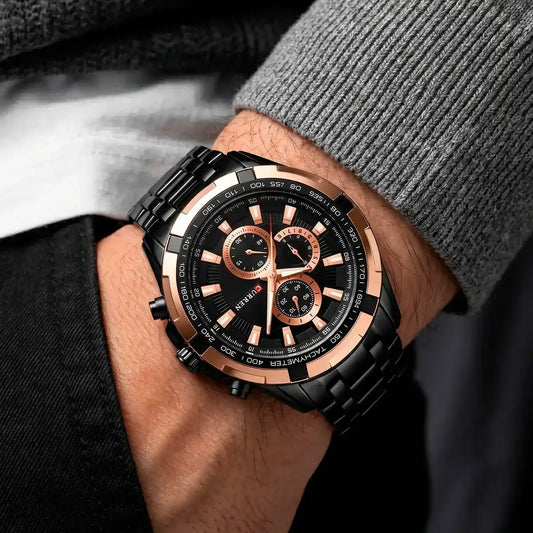 Reloj CURREN REF. 472 Negro/Dorado