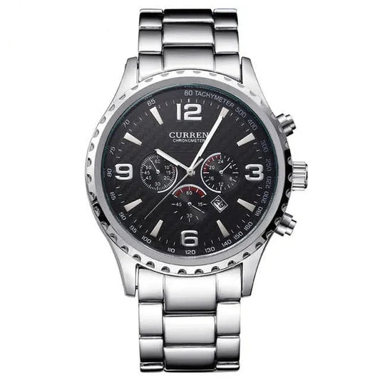 Reloj CURREN REF. 473 Plata/Negro