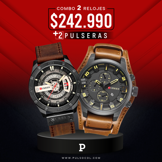 COMBO 473: 2 RELOJES X $ 242,990