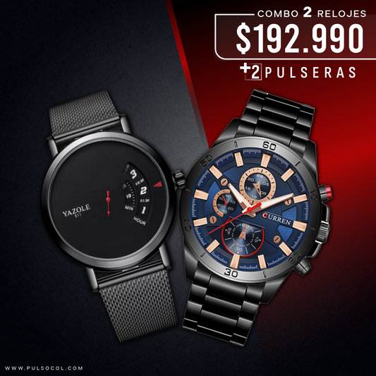 COMBO 493: 2 RELOJES X $ 192,990