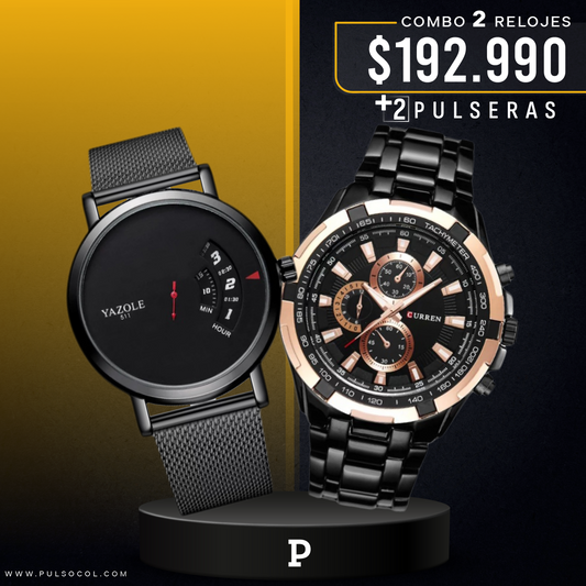 COMBO 494: 2 RELOJES X $ 192,990