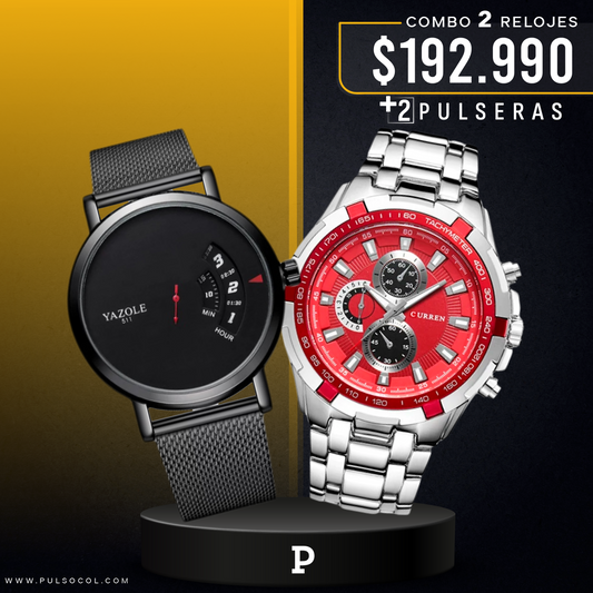 COMBO 495: 2 RELOJES X $ 192,990