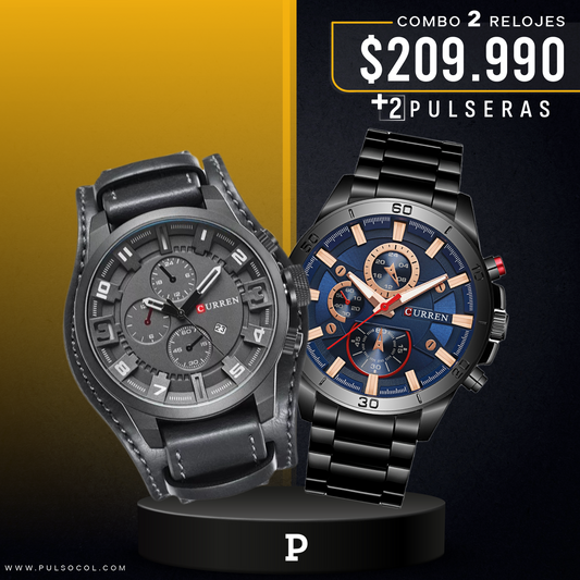 COMBO 501: 2 RELOJES X $ 209,990