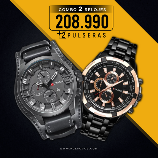 COMBO 502: 2 RELOJES X $ 208,990
