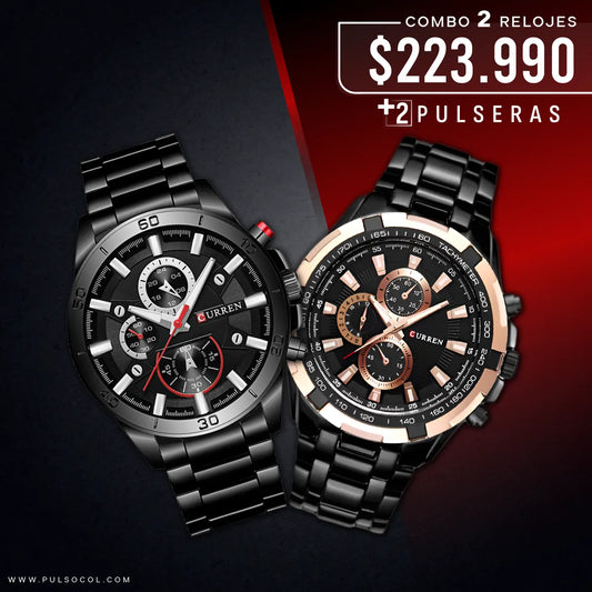 COMBO 503: 2 RELOJES X $ 223,990
