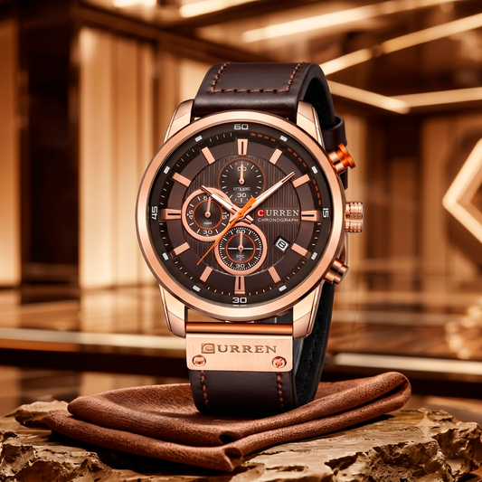 Reloj CURREN REF. 514 Vino/Dorado