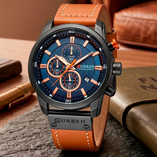 Reloj CURREN REF. 514 Miel/Negro