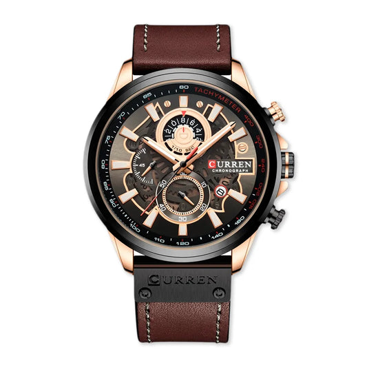 Reloj CURREN REF. 516 Café/Dorado