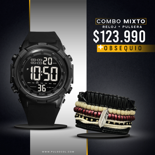 COMBO 551: RELOJ + PULSERA X $ 123.990