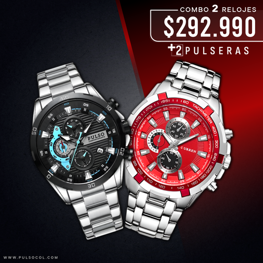 COMBO 555: 2 RELOJES X $292.990