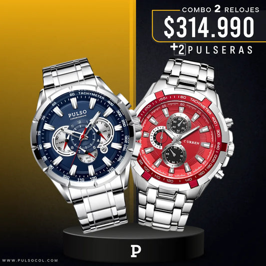 COMBO 566: 2 RELOJES X $314.990