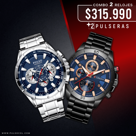 COMBO 616: 2 RELOJES X $315.990
