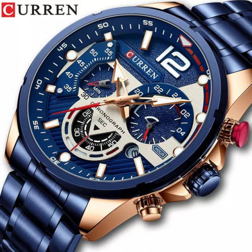 CURREN 8395 AZUL COBRE