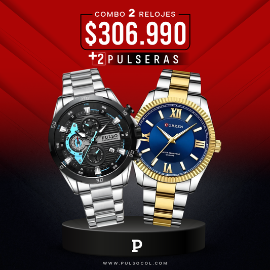COMBO 645: 2 RELOJES X $306.990