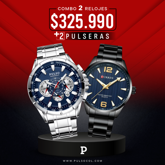 COMBO 648: 2 RELOJES X $325.990