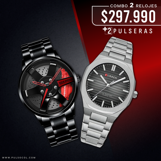 COMBO 661: 2 RELOJES X $297.990
