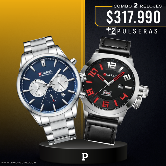 COMBO 667: 2 RELOJES X $317.990