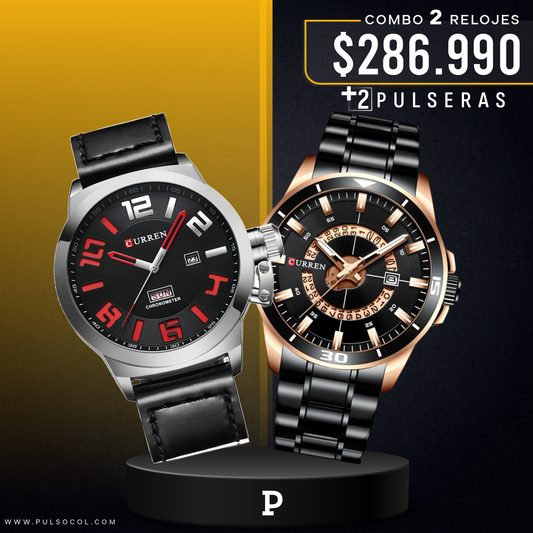COMBO 671: 2 RELOJES X $286.990
