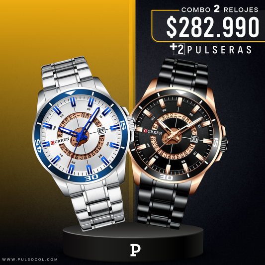 COMBO 673: 2 RELOJES X $282.990