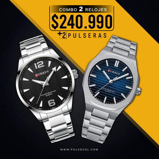 COMBO 682: 2 RELOJES X $240.990