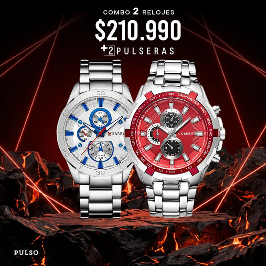 COMBO 690: 2 RELOJES X $210.990