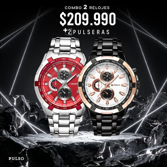 COMBO 695: 2 RELOJES X $209.990