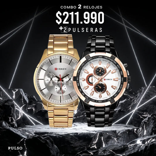 COMBO 698: 2 RELOJES X $211.990